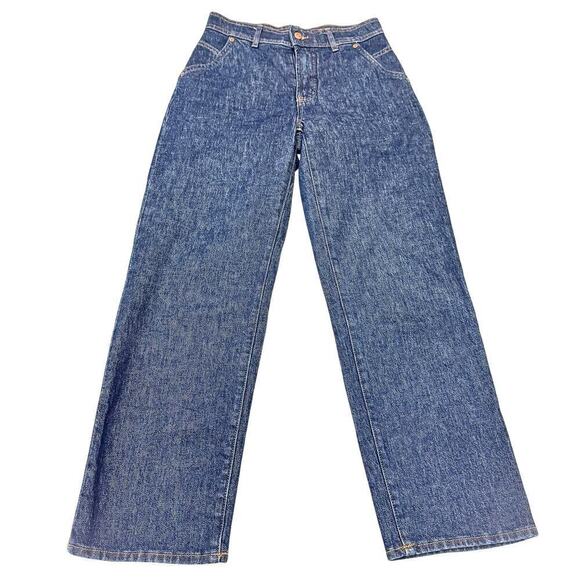 Madewell The Perfect Vintage Straight Jean Dark Wash Denim Size 26 MINT - Picture 2 of 10